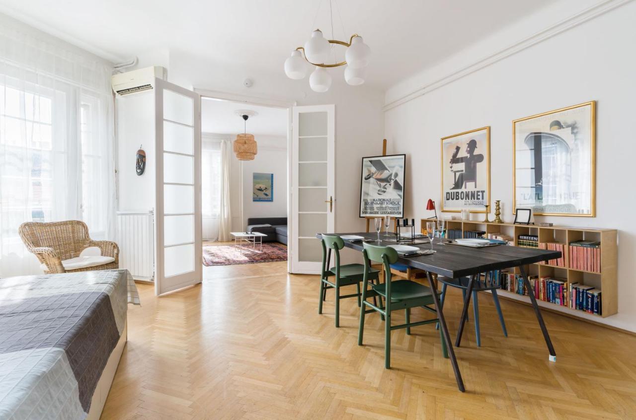בודפשט Klauzal Apartment W/3 Bedrooms, French Balcony מראה חיצוני תמונה